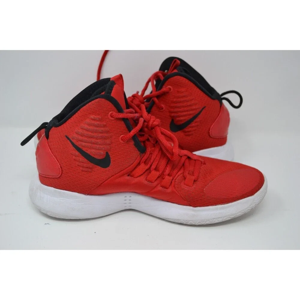 Nike Hyperdunk X‎ AR0467-600 Men's 6 Basketball Shoes Red White Mid Top Sneakers